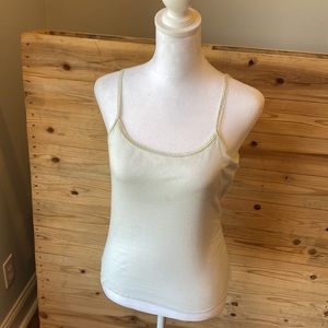 True vintage Abercrombie & Fitch tank top with bra shelf/liner. Lace adjustable